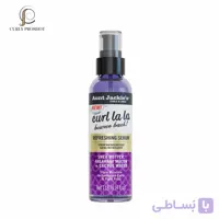 سرم ریفرش فعال کننده حالت مو فر و ضد وز کرل لالا آنت جکیز Aunt Jackies Curls & Coils Curl La La Bounce Back Refreshing Serum