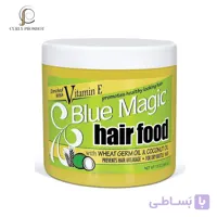 کرم روغن غذای مو بلو مجیک Blue Magic Hair Food With Wheat Germ Oil & Coconut Oil 340g