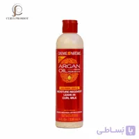 شیر مو آبرسان بعد از حمام آرگان مراکشی نیچر Creme Of Nature Argan Oil Moisture Recovery Leave-In Curl Milk 236ml