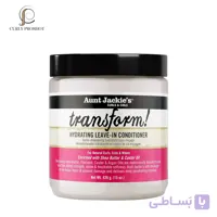کرم نرم کننده و آبرسان بعد از حمام آنت جکیز Aunt Jackies Transform Hydrating Leave In Conditioner 438ml