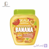 کرم حالت دهنده و کنترل کننده قوی وز و پرش مو موز 2 در 1 اسکالا Skala Frutastica Treatment Cream Banana 1000g