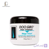 کرم روغن بازگردانی ضخامت تار مو و ترمیم شکنندگی ساقه Doo Gro حجم 113گرم Doo Gro Mega Thick Hair Vitalizer