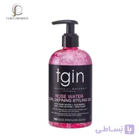 ژل حالت دهنده و کنترل وز مو رز واتر Tgin حجم 384 میل Thank God It’s Natural (tgin) Rose Water Defining Styling Gel