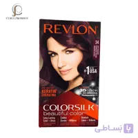 رنگ مو شرابی تند 34 رولون Revlon Colorsilk Beautiful Hair Color34