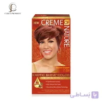 رنگ مو نیچر شماره 7.64 رنگ برنز مسی Creme Of Nature Exotic Shine Color Bronze Copper 7.64
