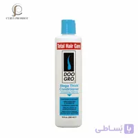 نرم کننده داخل حمام حجم دهنده ساقه مو Doo Gro حجم 300میل Doo Gro Mega Thick Conditioner Anti Thinning Formula