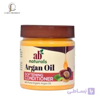 نرم کننده عمیق داخل حمام ترمیم دوشاخه و موخوره مو آرگان ای بی نچرالز Ab Naturals Argan Oil Softening Conditioner 500ml