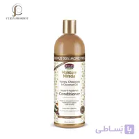 نرم کننده داخل حمام عسل و روغن نارگیل آفریکن پراید African Pride Moisture Miracle Honey Chocolate & Coconut Oil Conditioner