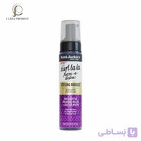 موس مو حجم دهنده و فر کننده کرل لالا آنت جکیز Aunt Jackie’s Curls & Coils Curl La La Foam-a-licious Styling Mousse 251ml