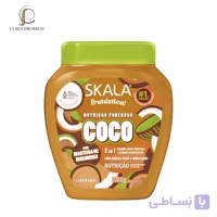 کرم حالت دهنده و آبرسان و تغذیه کننده عمیق نارگیل 2 در 1 اسکالا Skala Linha Frutastica Creme de Tratamento Coco 1000g