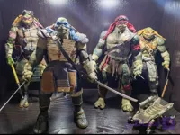 ست اکشن فیگور های TMNT 2014 برند Threezero