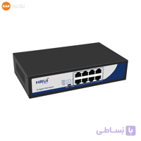 سوییچ 8 پورت Hi-PoE گیگ اچ آر یو آی مدل HR900-AXG-80N-120