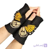 دستکش نمدی طرح پروانه