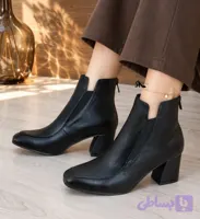 بوت جلو مربعی پاشنه دار زنانه ds02402