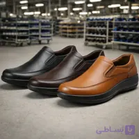 کفش طبی مردانه چرم کارتبریز