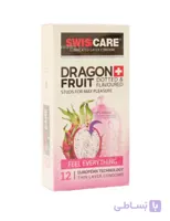 کاندوم سوئیس کر مدل Dragon Fruit بسته 12 عددی