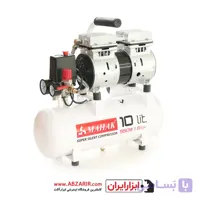 کمپرسور 10 لیتری بی صدا بدون روغن محک مدل HSU550-10L