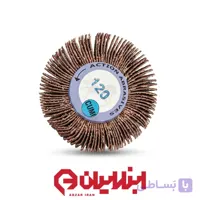 سنباده چتری قطر ۸۰ میلیمتر – پهنای ۵۰ میلیمتر – مش ۱۲۰ – شافت ۶