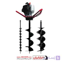 چاله کن 63 سی سی گیربکسی به همراه 3 عدد مته تاپ گاردن مدل EA-630