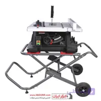 اره میزی 250 میلیمتر به همراه پایه تاشو و تیغ چوب مجیک مدل 72558EF