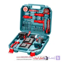 کیت 33 عددی دریل شارژی 14 ولت دو باطری رونیکس مدل RS-8014