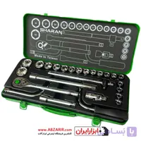 جعبه بکس 24 پارچه 1/2 اینچ 6 پر شاران مدل SM24-6PT