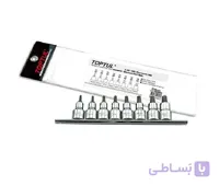 ست ریلی بکس ستاره ای سوراخ دار 1/2  8 عددی تاپ تول – TOPTUL مدل GAAG0806