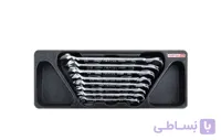 سِری آچار یکسر جغجغه ضامن دار اینچی 8 عددی تاپ تول – TOPTUL مدل GBAT0803
