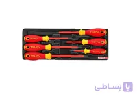 سری پیچ گوشتی ضدبرق زرد و قرمز 6 عددی تاپ تول – TOPTUL مدل GAAT0604