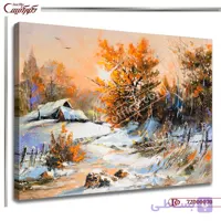 تابلو طبیعت زمستانی R0070