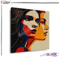 تابلو چهره نقاشی S5201