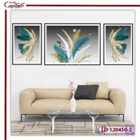 تابلو ست مدرن طرح پر 2-A120450