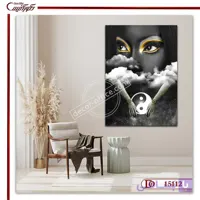تابلو چهره زن سیاه پوست R5112