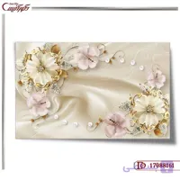 کاغذ دیواری سه بعدی گل 8161