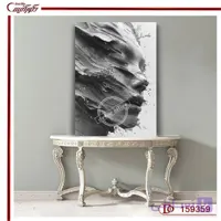 تابلو چهره سیاه و سفید R159359