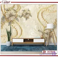 پوستر سه بعدی گل طلایی 357819
