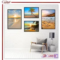 تابلو پازلی منظره ساحل K120455