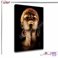تابلو زن سیاه پوست کد R6564