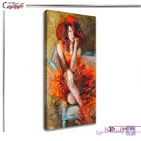 تابلو دکوری زن E7395