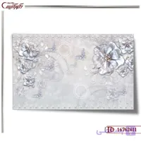 کاغذ دیواری سه بعدی گل 2611