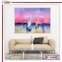 تابلو بوم نقاشی قایق ها R114545