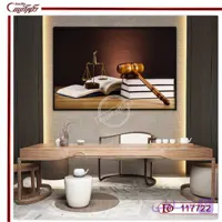 تابلو دکوراتیو عدالت و قانون R117722