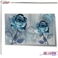 کاغذ دیواری سه بعدی گل 7341