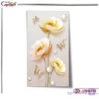 کاغذ دیواری سه بعدی گل 4335