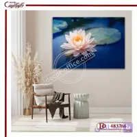 تابلو گل نیلوفر آبی R3766
