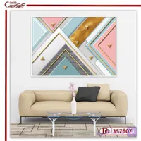 تابلو مدرن طرح هندسی R357607