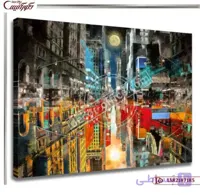 تابلو دیواری منظره شهری R7185