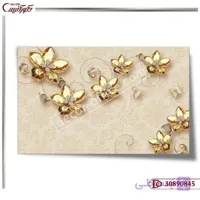کاغذ دیواری سه بعدی گل 0845