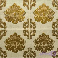 دیوارپوش فومی کد RS-D07 زمینه کرم