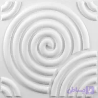 پنل سه بعدی پلیمری طرح گرداب ABS کد 008